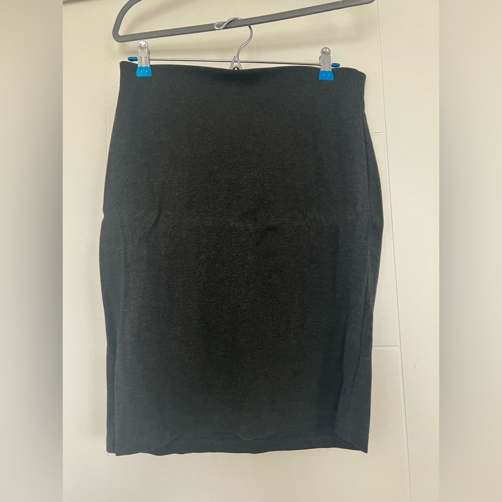 Heather Grey Pencil Skirt